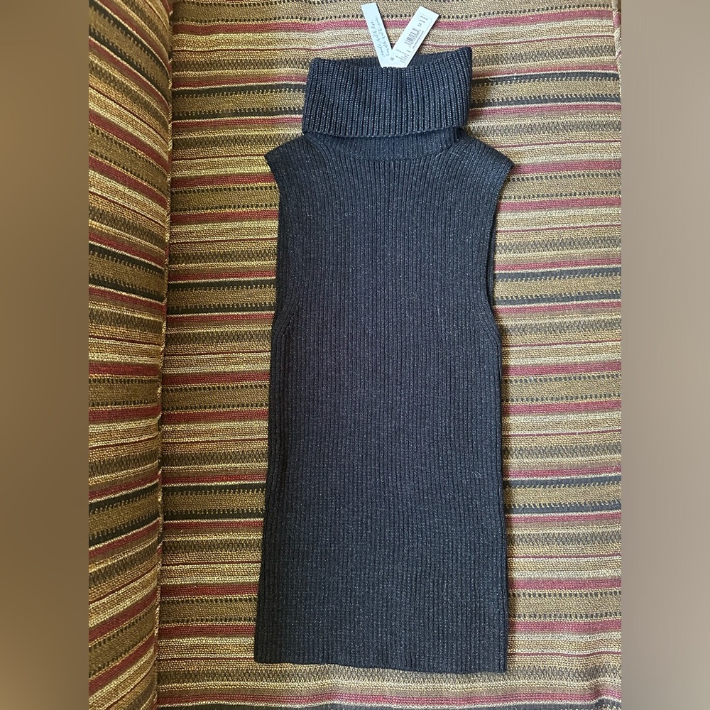 Black Metallic Alice + Olivia Turtleneck XS NWT